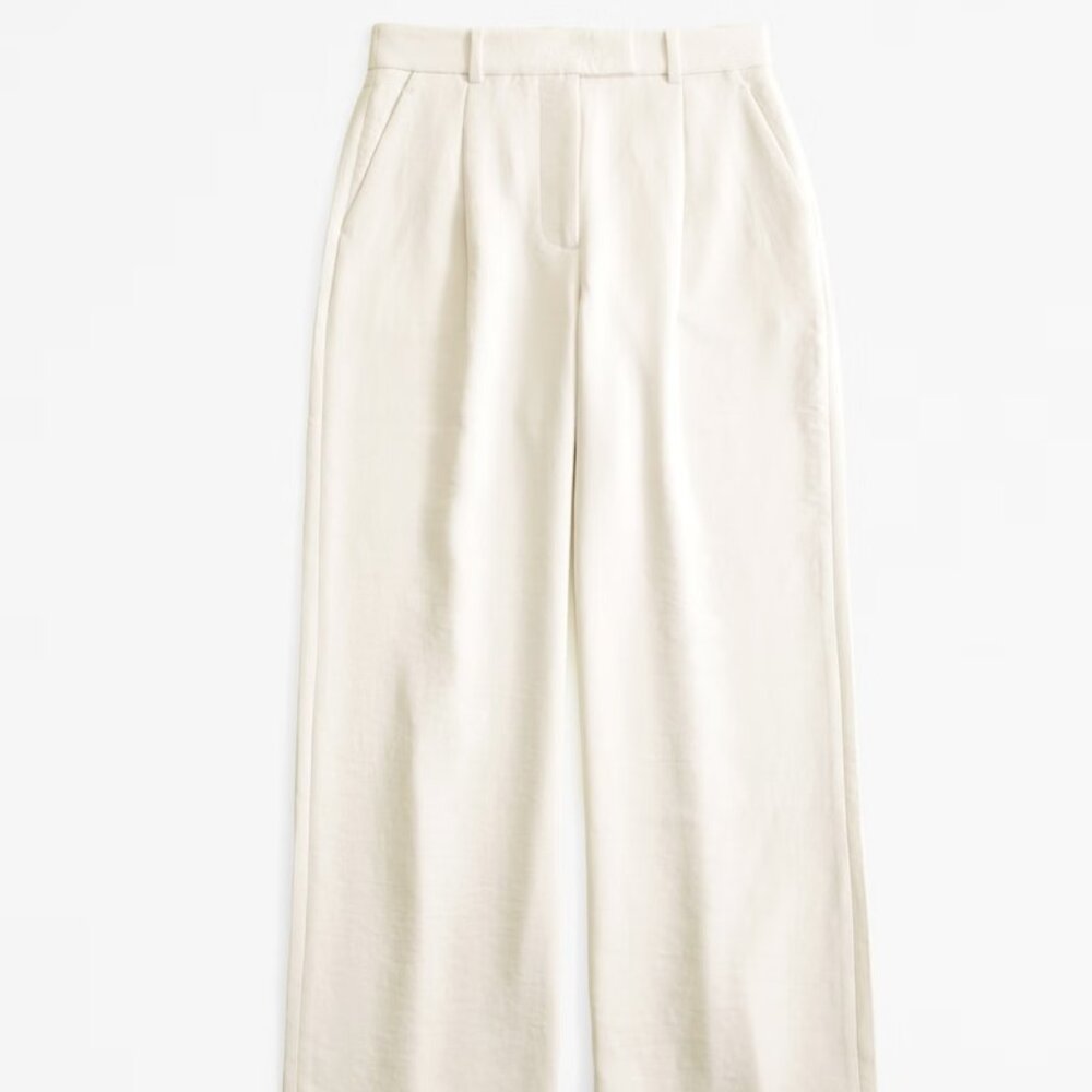 Curve Love A&F Harper Tailored Premium Crepe Pant